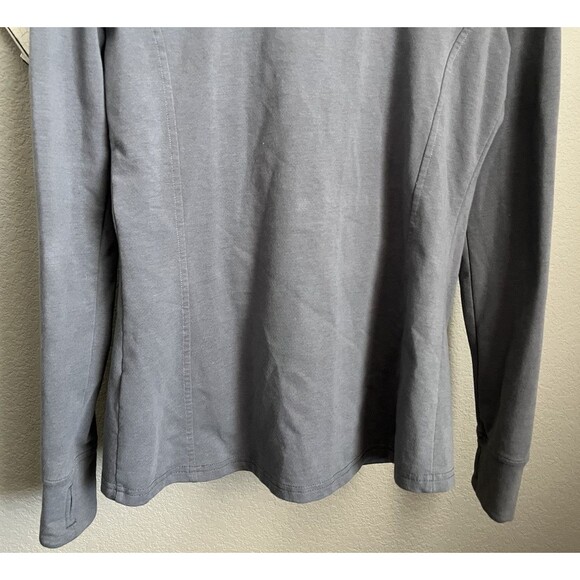 KUHL Krush Women's S Mock Neck Lightweight Jacket Snap Closure Hiking - Gray - Picture 9 of 11